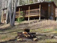 Sundance Pet friendly log cabin with hot tub wifi gas grill waterfall hiking