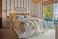On The Rocks.  Lake Michigan Beachfront Home.