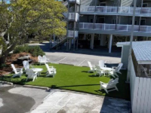 Spectacular partial ocean view 2BR 2BA large top floor condo-beachfront complex!