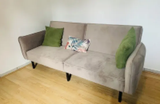 T1 bis for 3 people Private and separate kitchen bathroom