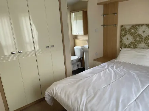 Larkspur lovely dog friendly caravan at Rockley Park, Poole Harbour, Dorset.