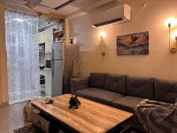 2bhk apartment with a cute kitchen and exclusive access to a private terrace. <3