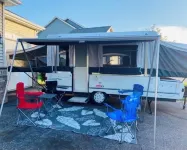 Portable Travel Popup Camper Pet Friendly AC/Heat