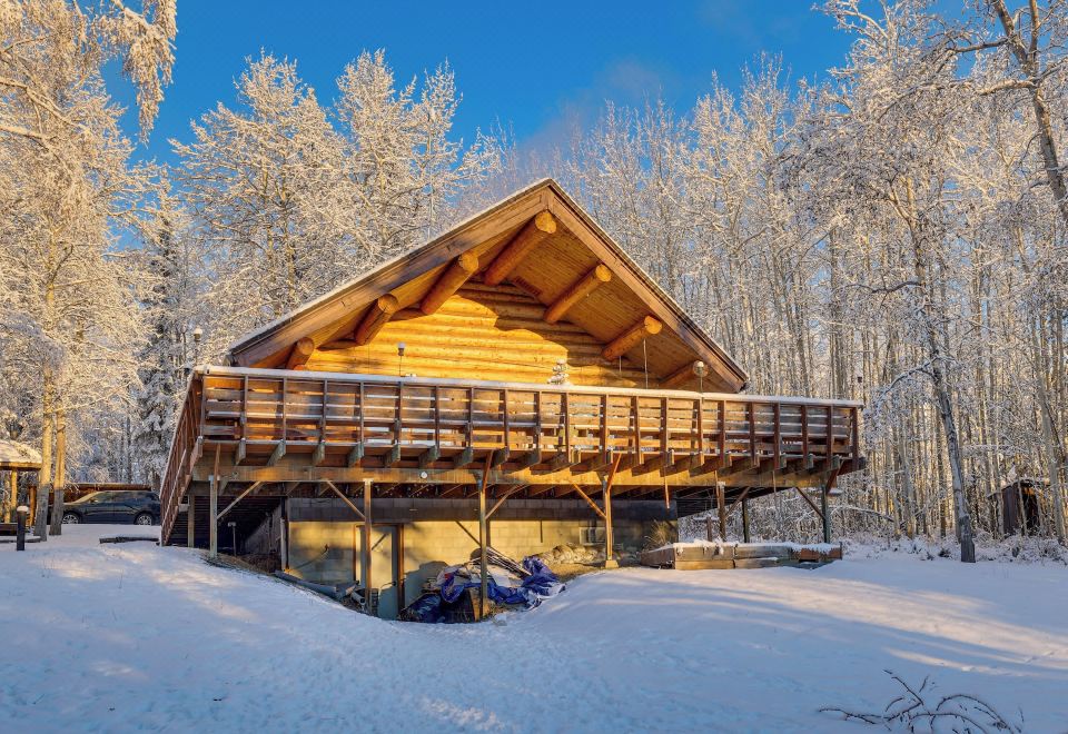 Explore Fairbanks! Authentic Log Cabin w/ Views, Fairbanks North Star ...