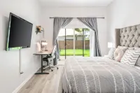 ❤️modern 5☆accommodation in 3B2B✔King size bed✔ BBQ✔ pet friendly✔5 mi to Domain - 무료 와이파이