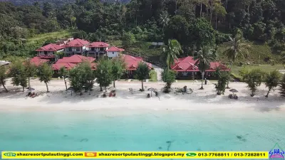 SHAZ Resort Pulau Tinggi Hotel berhampiran Sunny beach