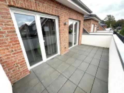 Vacation apartment "Nautilus" Papenburg roof terrace EBK new building 74 sqm Free Wifi 2 bedrooms