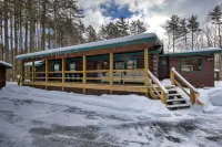 luxury log home mins from Lake George, w/ heated salt water pool! - Wifi