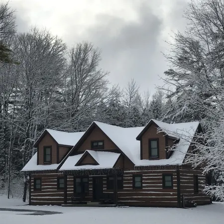 Larsen Lodge Downtown Village Egg Harbor, Sauna, New, Rustic and Elegant.