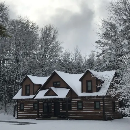 Larsen Lodge Downtown Village Egg Harbor, Sauna, New, Rustic and Elegant.