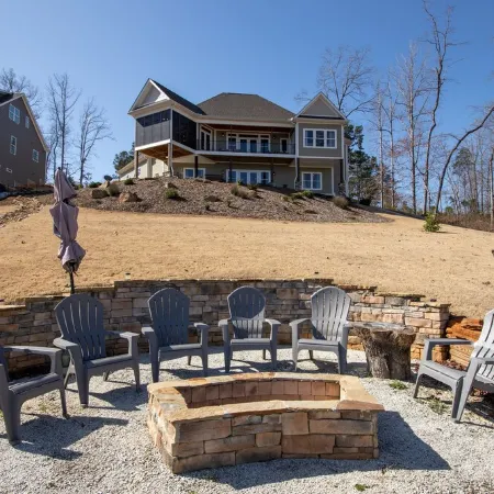New! Lakefront with Views from Every Window - With Dock, Fire Pit, BBQ, Kayaks