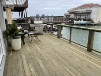 North Padre Island waterfront canal home w/private pool and dock