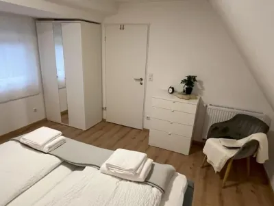 Modern furnished holiday apartment with two bedrooms and a workspace Hotels near Wohnmobil Stellplatz an der Therme Euskirchen