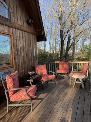 Cozy + Secluded 180 Degree Mountain View Cabin. Spring is here!