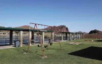 River house with desert view