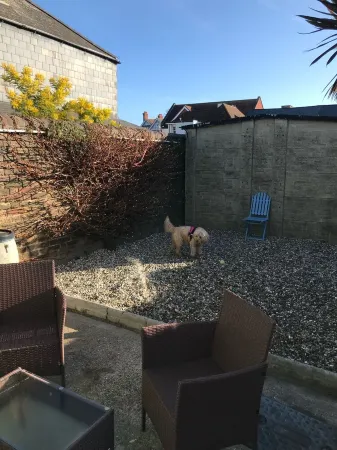 Just a stone’s throw from the beach