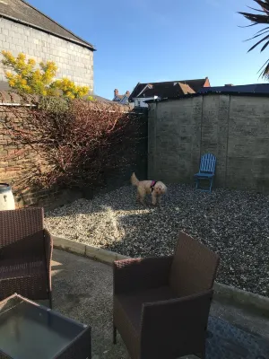 Just a stone’s throw from the beach