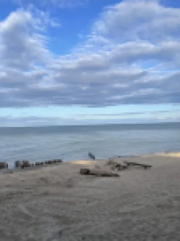 Three bedrooms with kitchen and a huge deck.