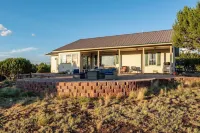 Private home on 40 acres surrounded by wide open space.