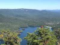 Peaceful Mountain Home: backs to a private fishing pond on two acres