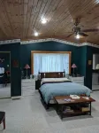 Our creekside cabin is nestled deep in the country on a secluded lane.