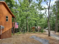NEW LISTING! Mountain Cabin Getaway with a fire pit,WiFi, Dish Network,Dogs OK