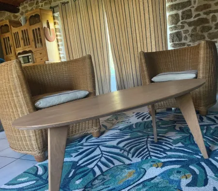 Traditional Breton farmhouse with garden, wood-burning stove and sauna Отели в г. Трегюнк