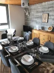 58 m2 apartment warm at the foot of the slopes with open views south