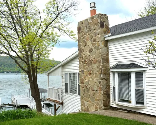 Romantic Cabin on-The-Water-w/Breathtaking Views-Bch Fire Pit! - 2 Wks Aval: Aug Hotels in Wayne