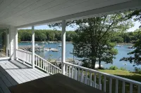 Waterfront Cottage in South Bristol w/ private dock and lobster boat views