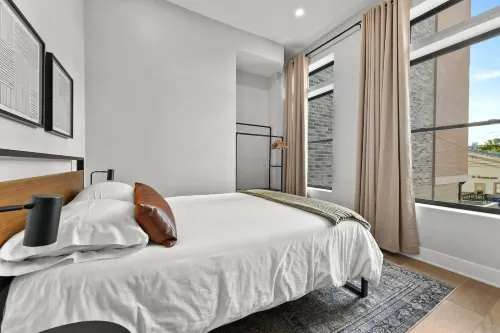 Private Rooftop Deck and Hot Tub with Bay Views - Stylish Modern Loft Hotels in Solon Township