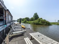 Cushy Boat in Merkem with Terrace Hotels in Houthulst