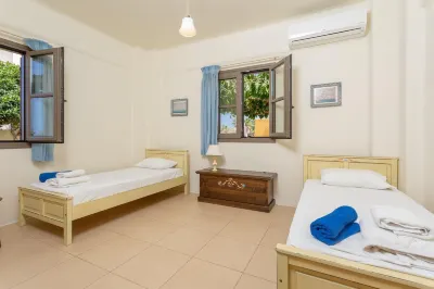 Villa Liakada Large Private Pool Walk to Beach Sea Views A C Wifi Car Not Required - 2081