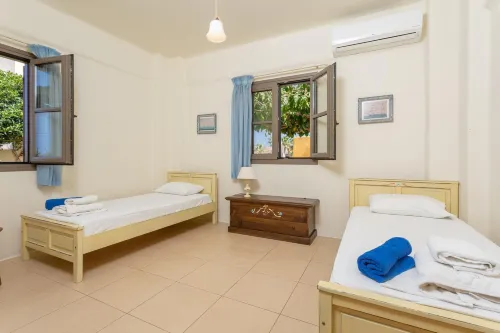 Villa Liakada Large Private Pool Walk to Beach Sea Views A C Wifi Car Not Required - 2081