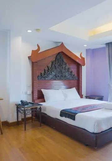 ห้องดีลักซ์พร้อมระเบียง(เตียงคิงไซส์)