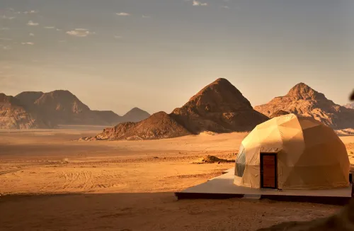 Wild Oryx Camp Bubbles - parking
