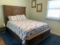 3-bedroom Riverfront home with private boat dock and view of Steinhatchee River.