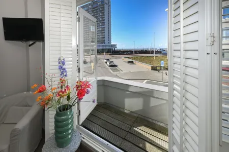 Beautiful studio with balcony and sea view Отели рядом с достопримечательностью «Zandvoort aan Zee»