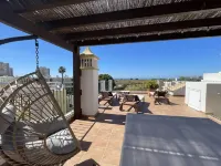 Beach villa with sea view roof terrace for the whole family