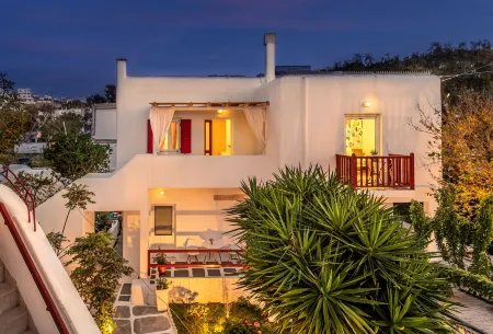 Dimelal Mikonos Downtown Apartments Отели рядом с достопримечательностью «Православная церковь Парапортиани»