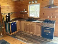 Log Cabin Near town