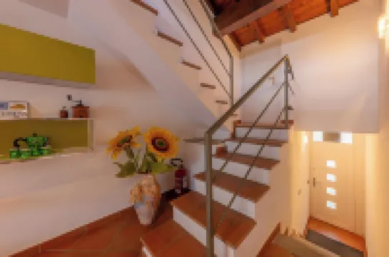 Bright penthouse on Lake Como with breathtaking view.