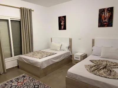 For rent in Amwaj North coast chalet 2 bedrooms,fully furnished directly on pool Hotel in zona ملاهي مطروح Amusement Park