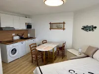 Large studio with sea view.