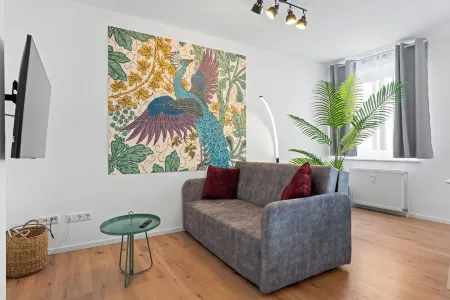 Cozy vacation apartment in Remscheid-Mitte | Netflix | kitchen | 43 sqm