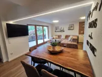 Garden view apartment with pool and children's playground Hotels in Dippoldiswalde