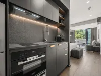 Impeccable Braddon Studio with Outdoor Dining