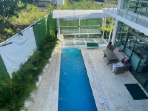 胡安多里奧的豪華三房公寓，帶有泳池通道 瓜亞卡內斯酒店