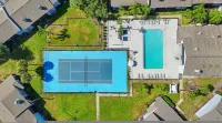 Modern 2BR 2BA w King Bed Pool Gym 10 - Homestays
