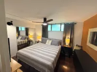 Pool View, 5Min Walk to Charley Young or Kam 1  Beach, Comfortable King-Bed. AC - 2-Star